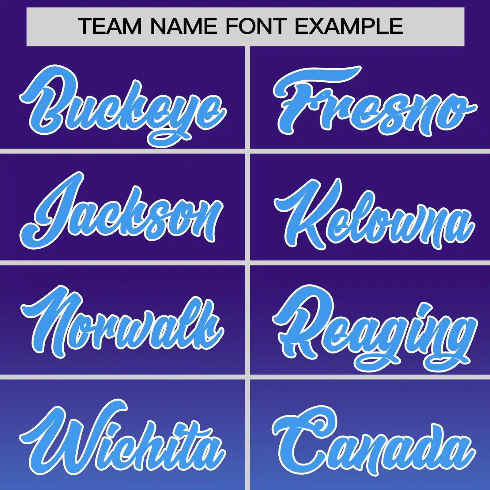 Custom Purple-Powder Blue Gradient Fashion Design Performance T-Shirt