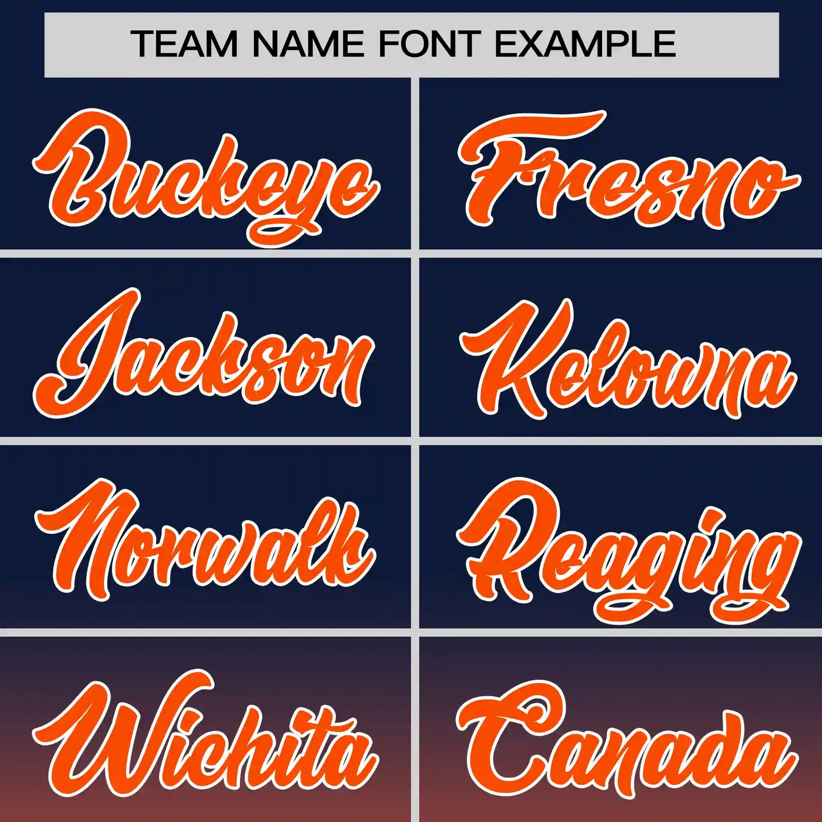 Custom Navy-Orange Gradient Fashion Design Performance T-Shirt