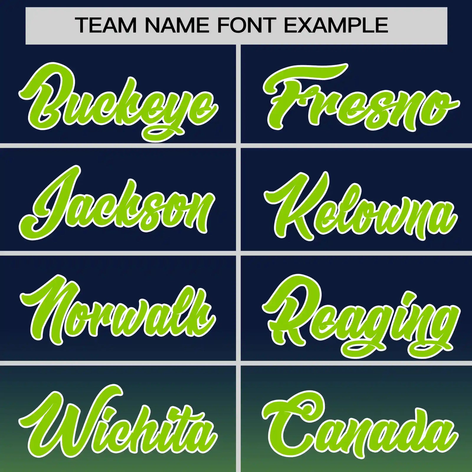 Custom Navy-Neon Green Gradient Fashion Design Performance T-Shirt