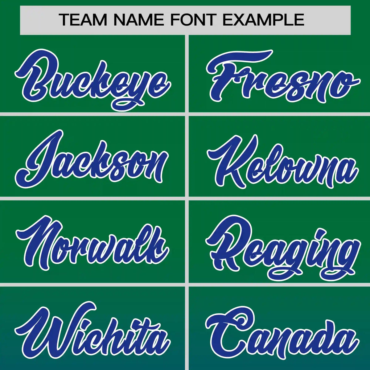 Custom Kelly Green-Royal Blue Gradient Fashion Design Performance T-Shirt