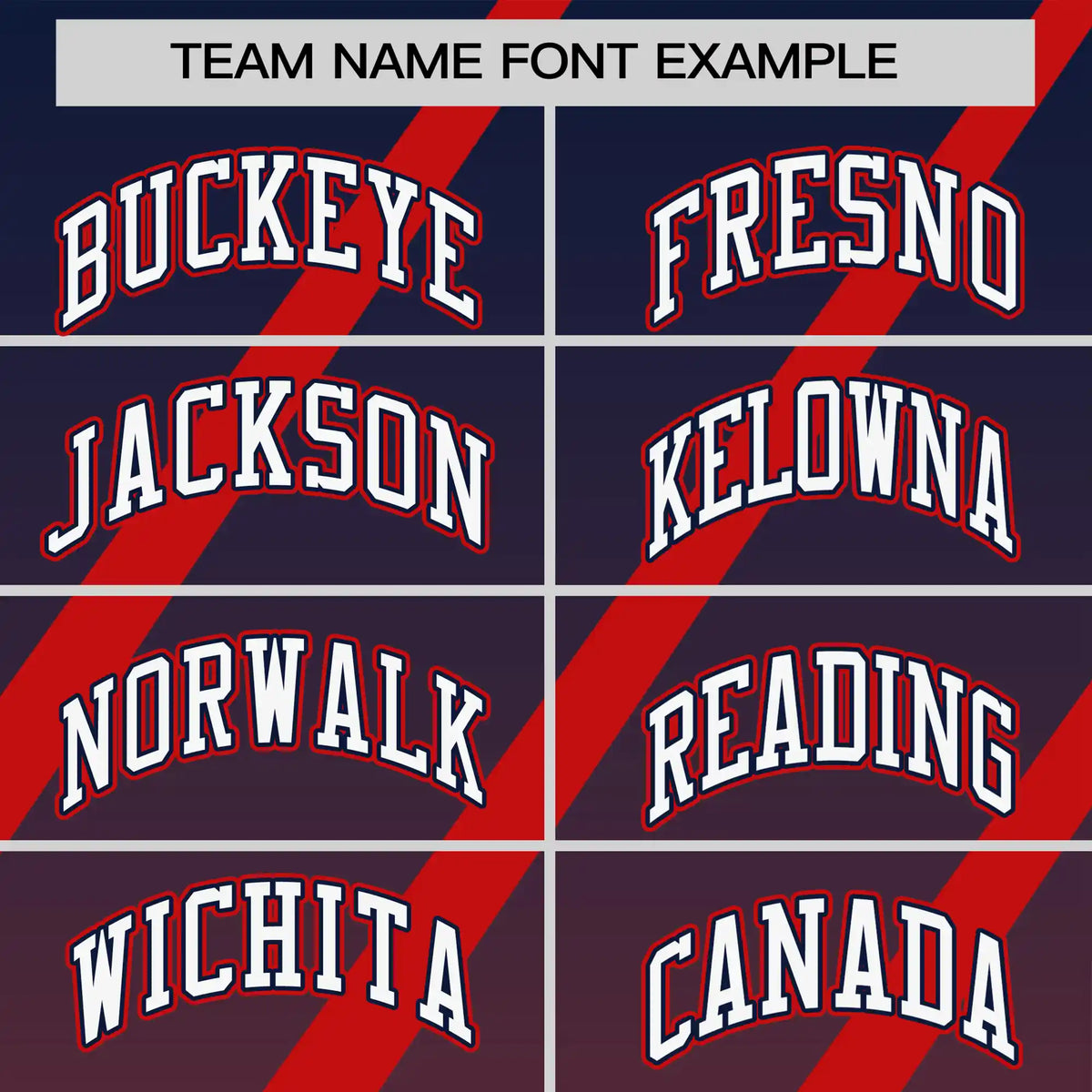 Custom Navy-Red Gradient Fashion Diagonal Stripe Performance T-Shirt