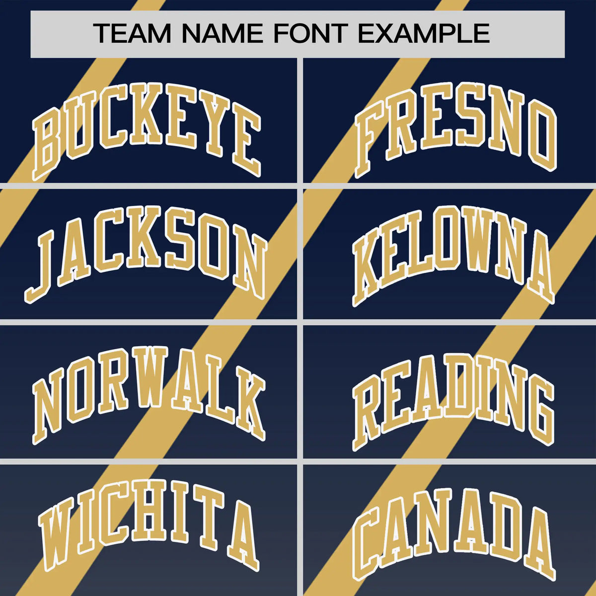 Custom Navy-Old Gold Gradient Fashion Diagonal Stripe Performance T-Shirt