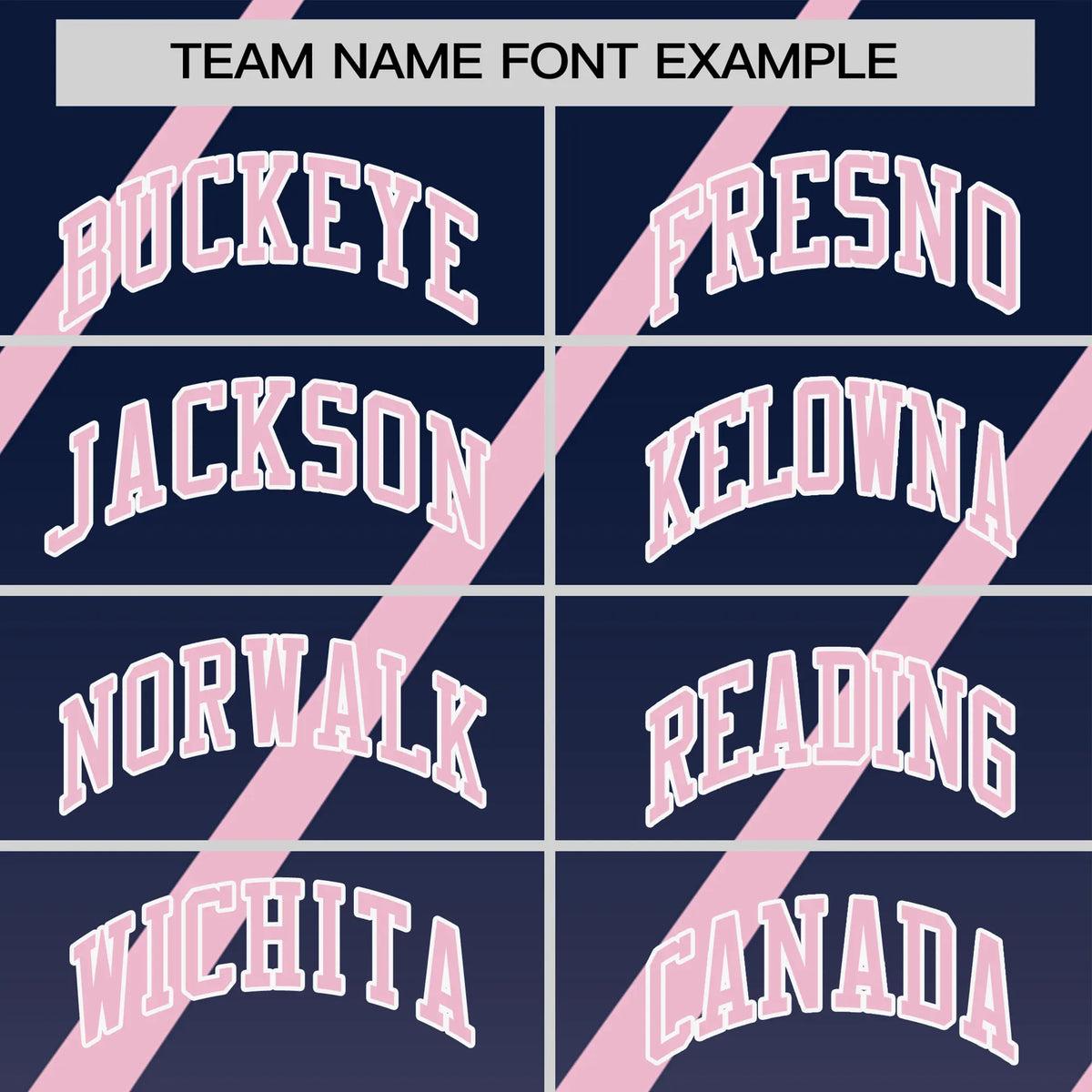 Custom Navy-Light Pink Gradient Fashion Diagonal Stripe Performance T-Shirt