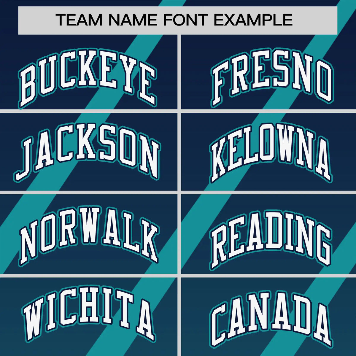 Custom Navy-Aqua Gradient Fashion Diagonal Stripe Performance T-Shirt