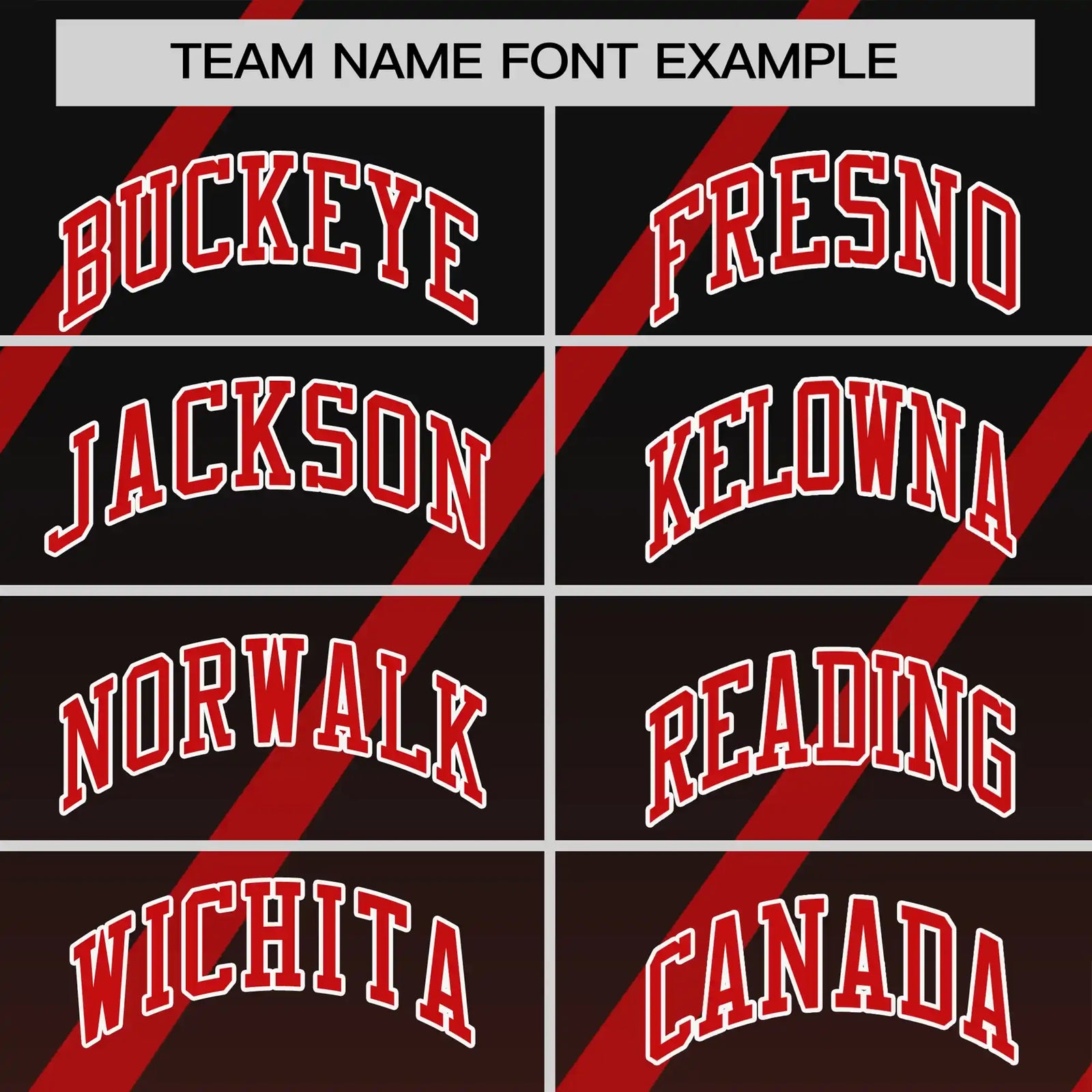 Custom Black-Red Gradient Fashion Diagonal Stripe Performance T-Shirt