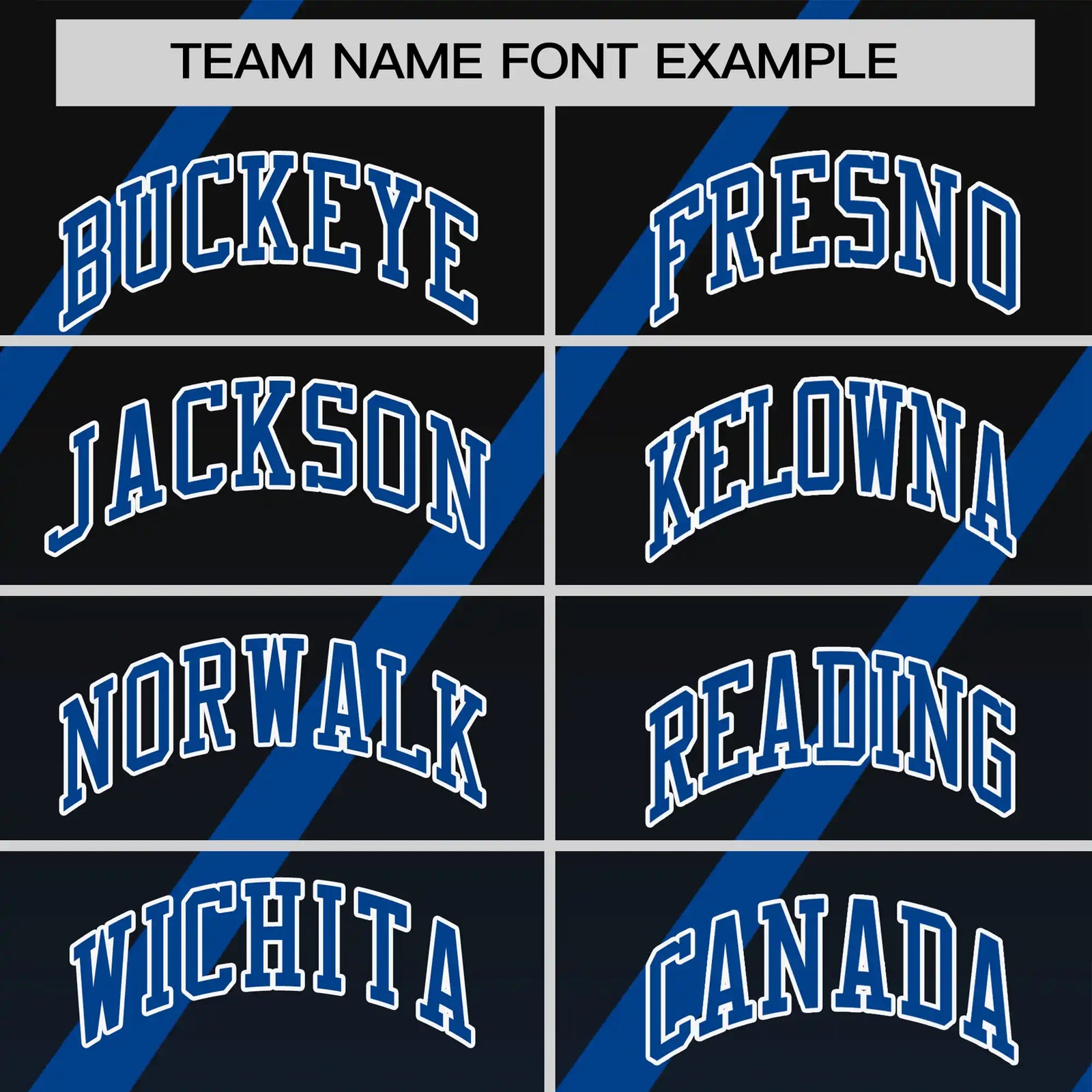 Custom Black-Royal Blue Gradient Fashion Diagonal Stripe Performance T-Shirt