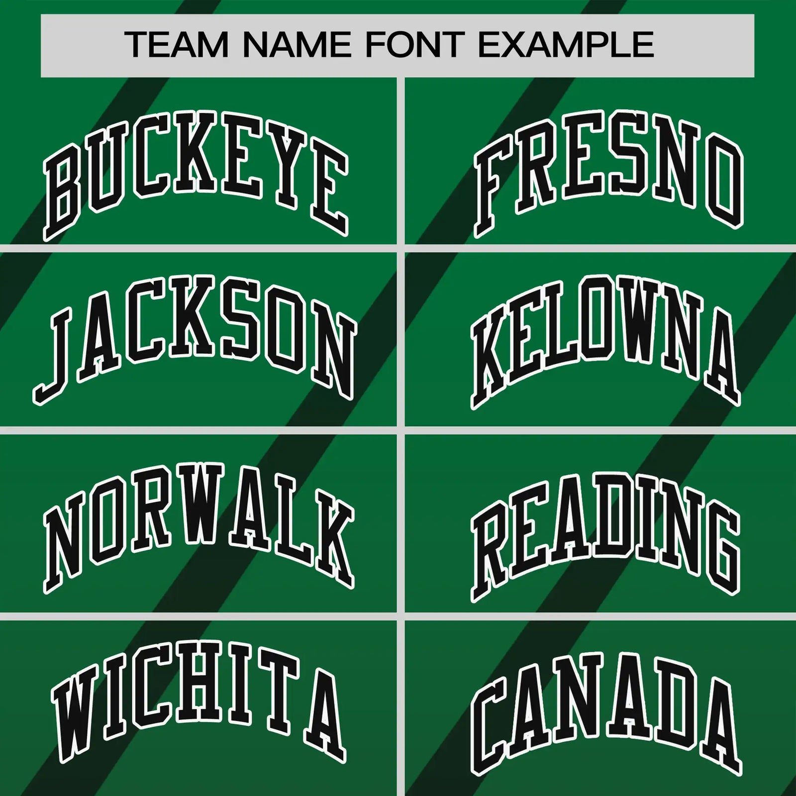 Custom Kelly Green-Black Gradient Fashion Diagonal Stripe Performance T-Shirt