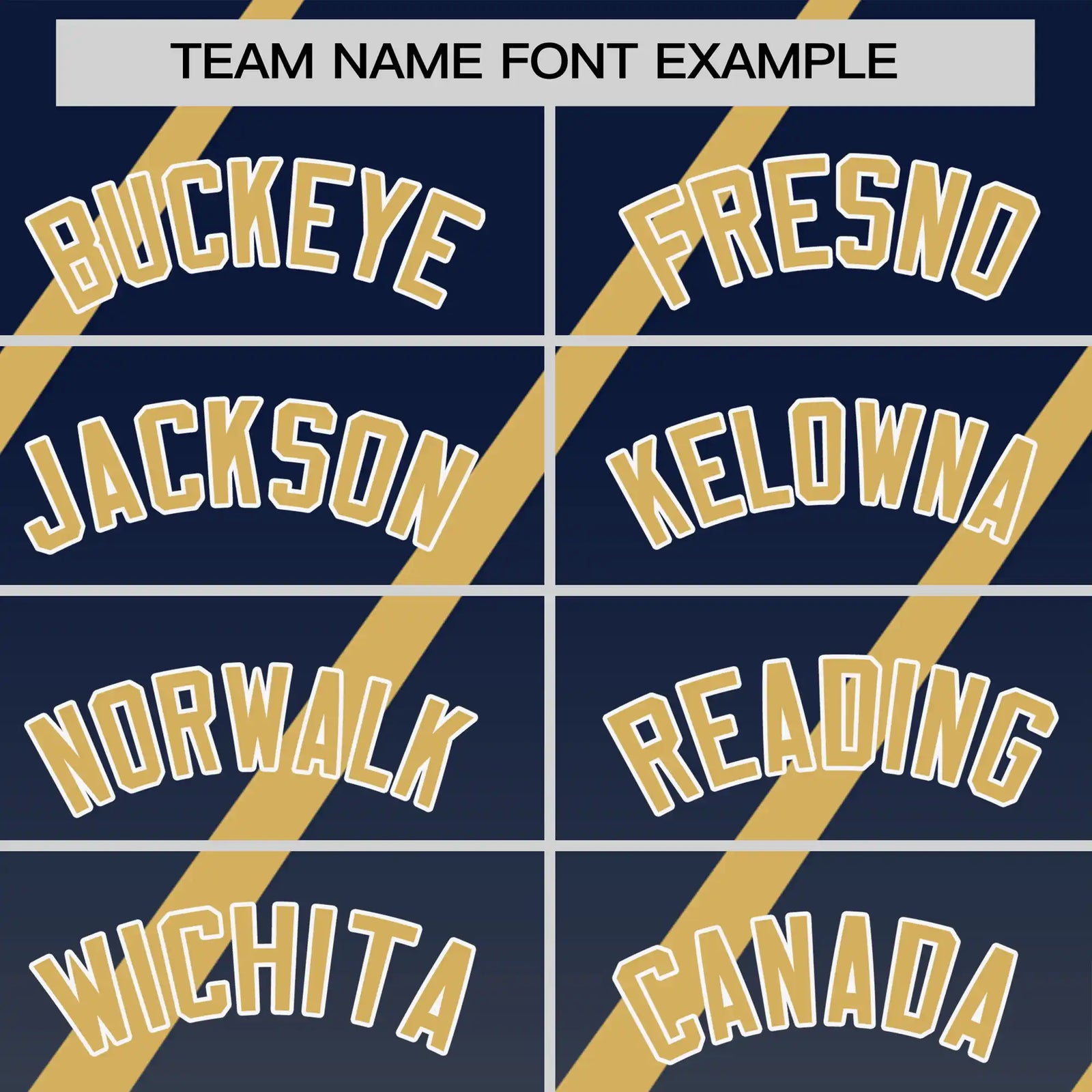 Custom Navy-Old Gold Gradient Fashion Diagonal Stripe Performance T-Shirt