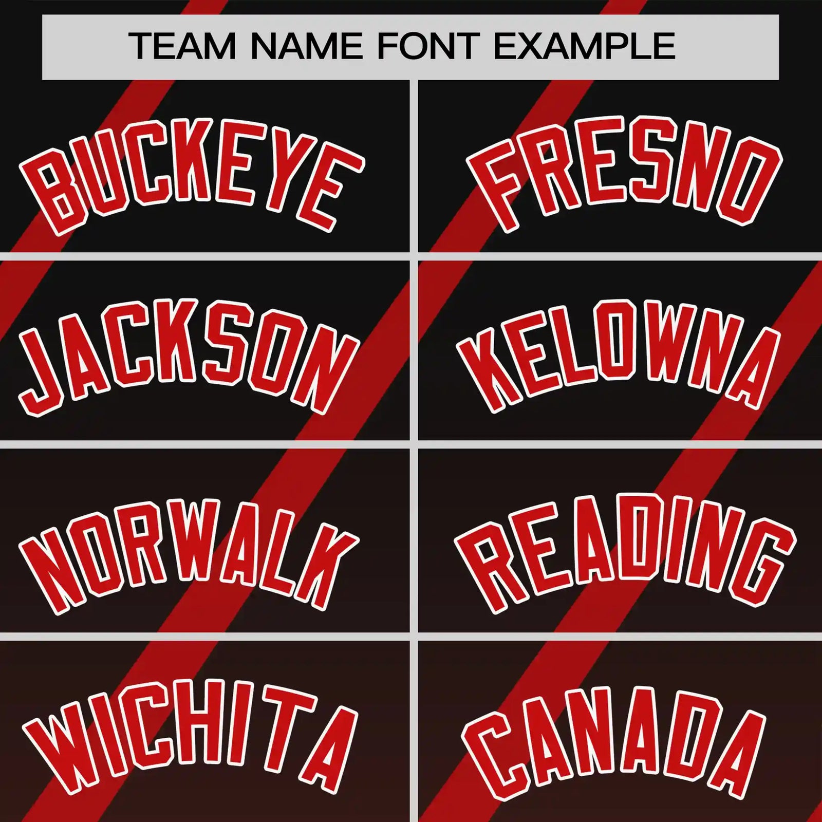 Custom Black-Red Gradient Fashion Diagonal Stripe Performance T-Shirt