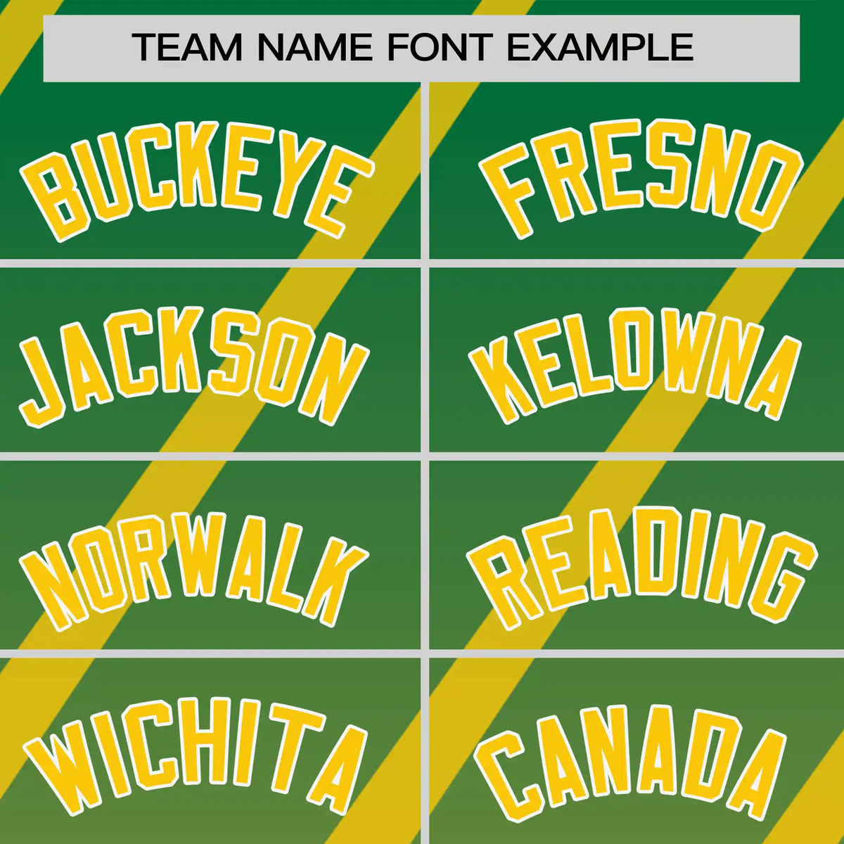 Custom Kelly Green-Gold01 Gradient Fashion Diagonal Stripe Performance T-Shirt