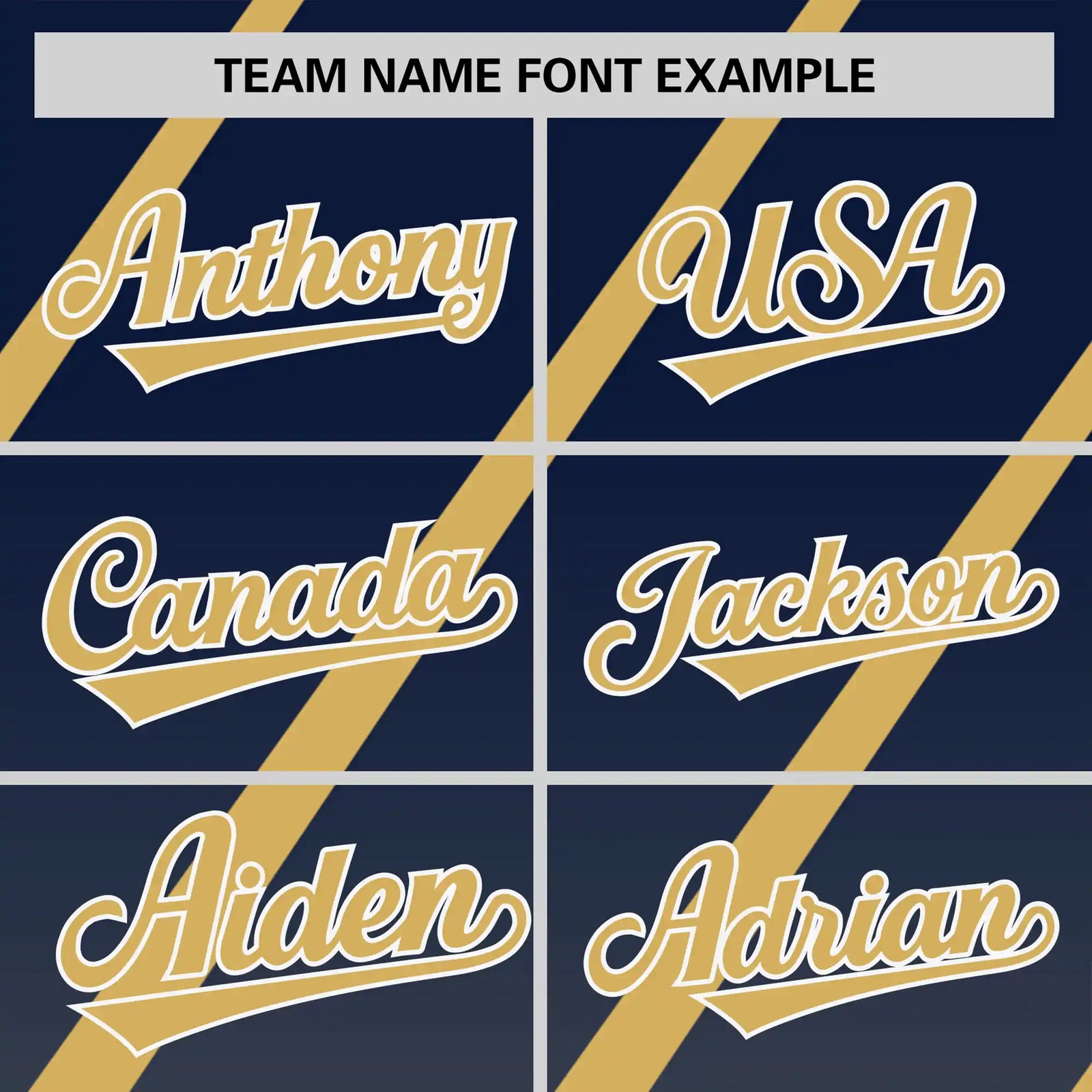 Custom Navy-Old Gold Gradient Fashion Diagonal Stripe Performance T-Shirt