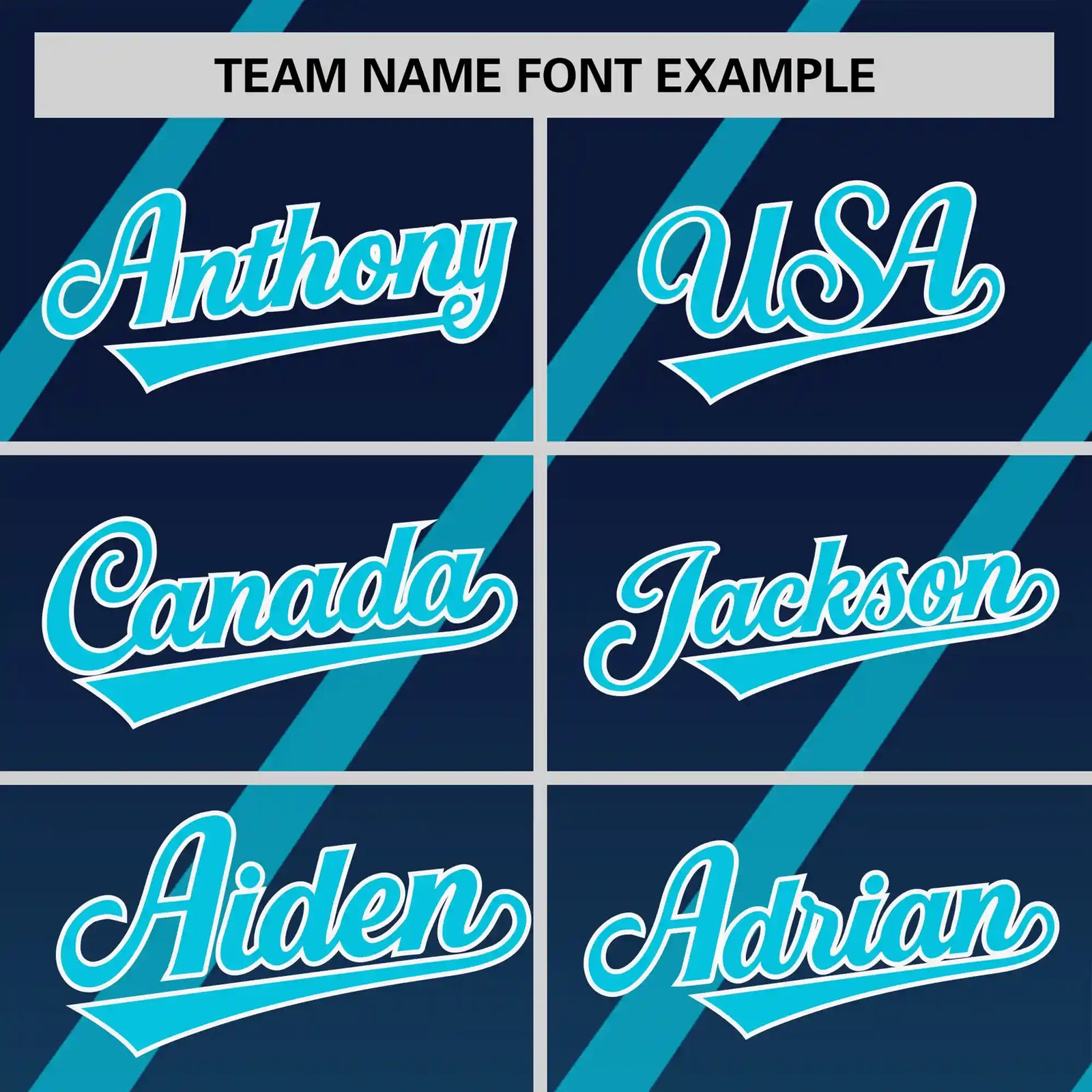 Custom Navy-Sky Blue Gradient Fashion Diagonal Stripe Performance T-Shirt