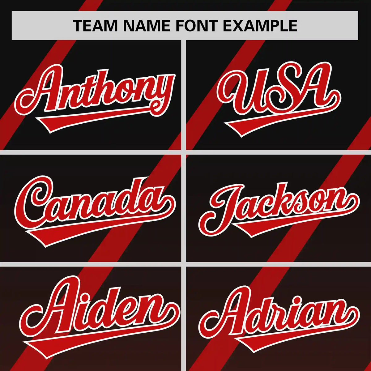 Custom Black-Red Gradient Fashion Diagonal Stripe Performance T-Shirt