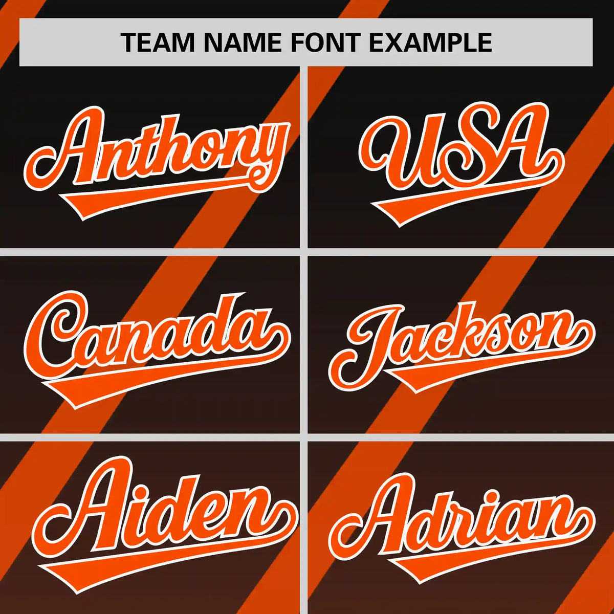 Custom Black-Orange Gradient Fashion Diagonal Stripe Performance T-Shirt