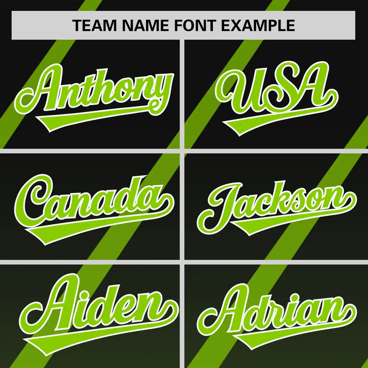 Custom Black-Neon Green Gradient Fashion Diagonal Stripe Performance T-Shirt