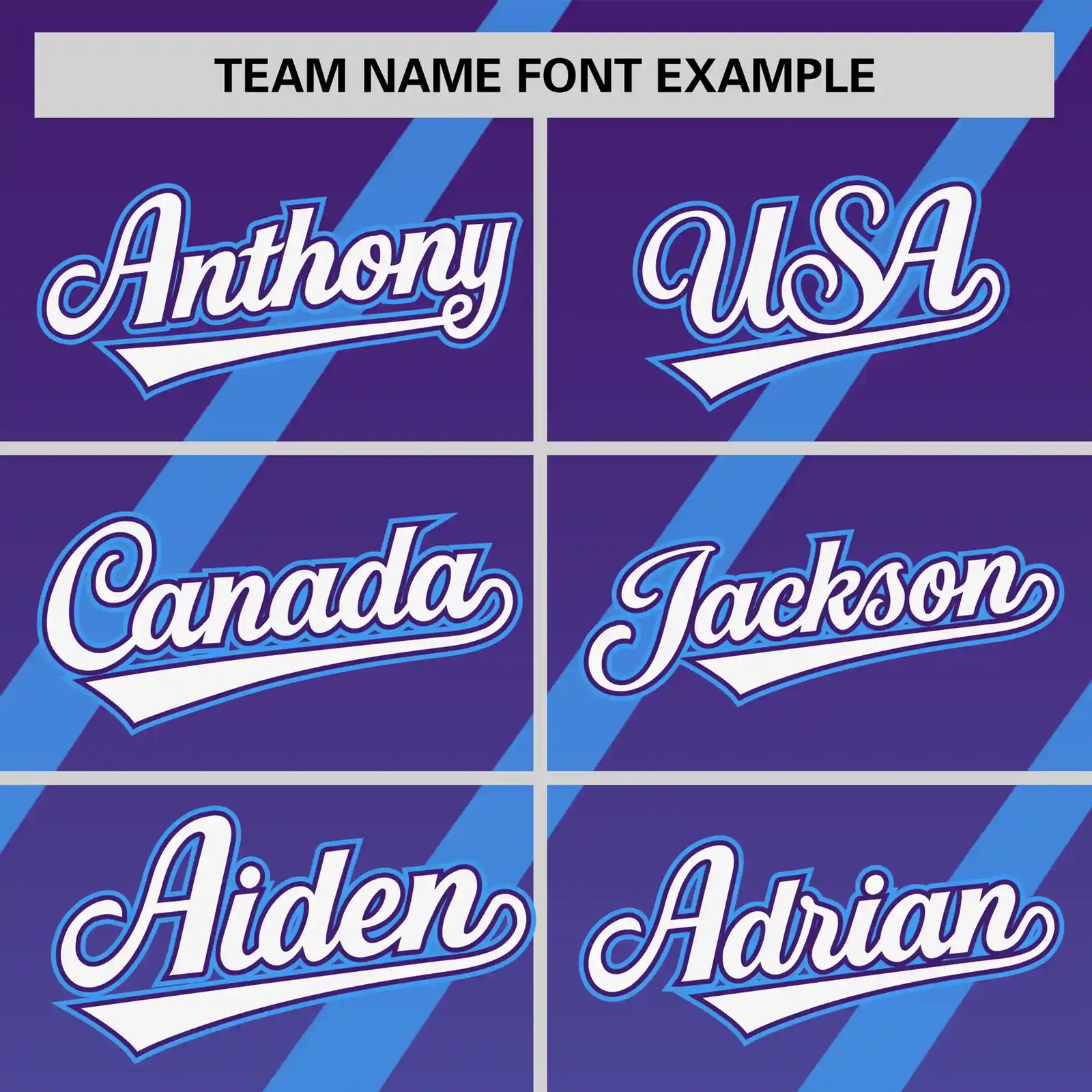 Custom Purple-Powder Blue Gradient Fashion Diagonal Stripe Performance T-Shirt