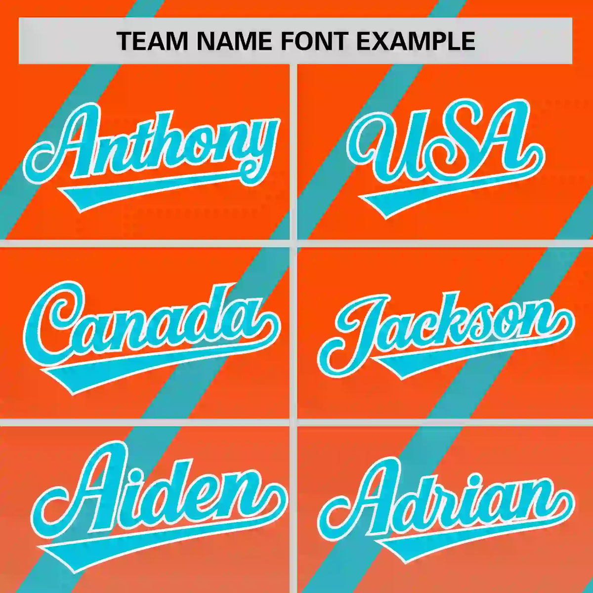 Custom Orange-Sky Blue Gradient Fashion Diagonal Stripe Performance T-Shirt