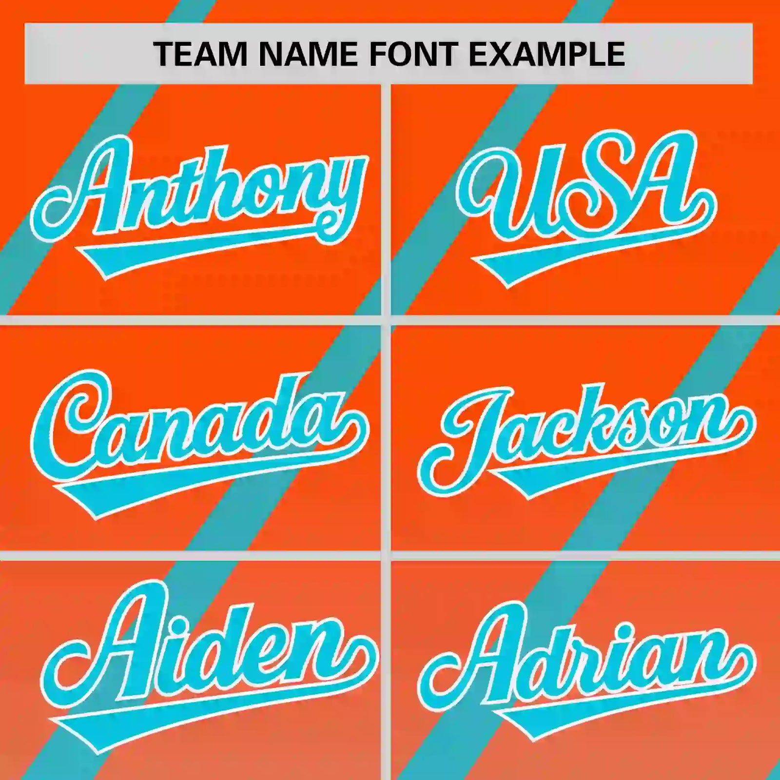 Custom Orange-Sky Blue Gradient Fashion Diagonal Stripe Performance T-Shirt