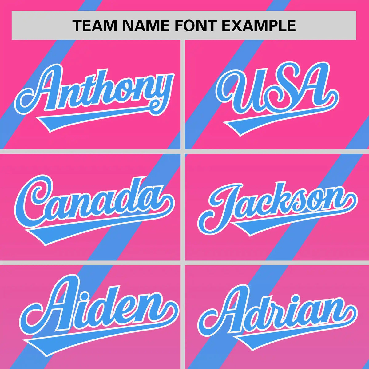 Custom Pink-Powder Blue Gradient Fashion Diagonal Stripe Performance T-Shirt