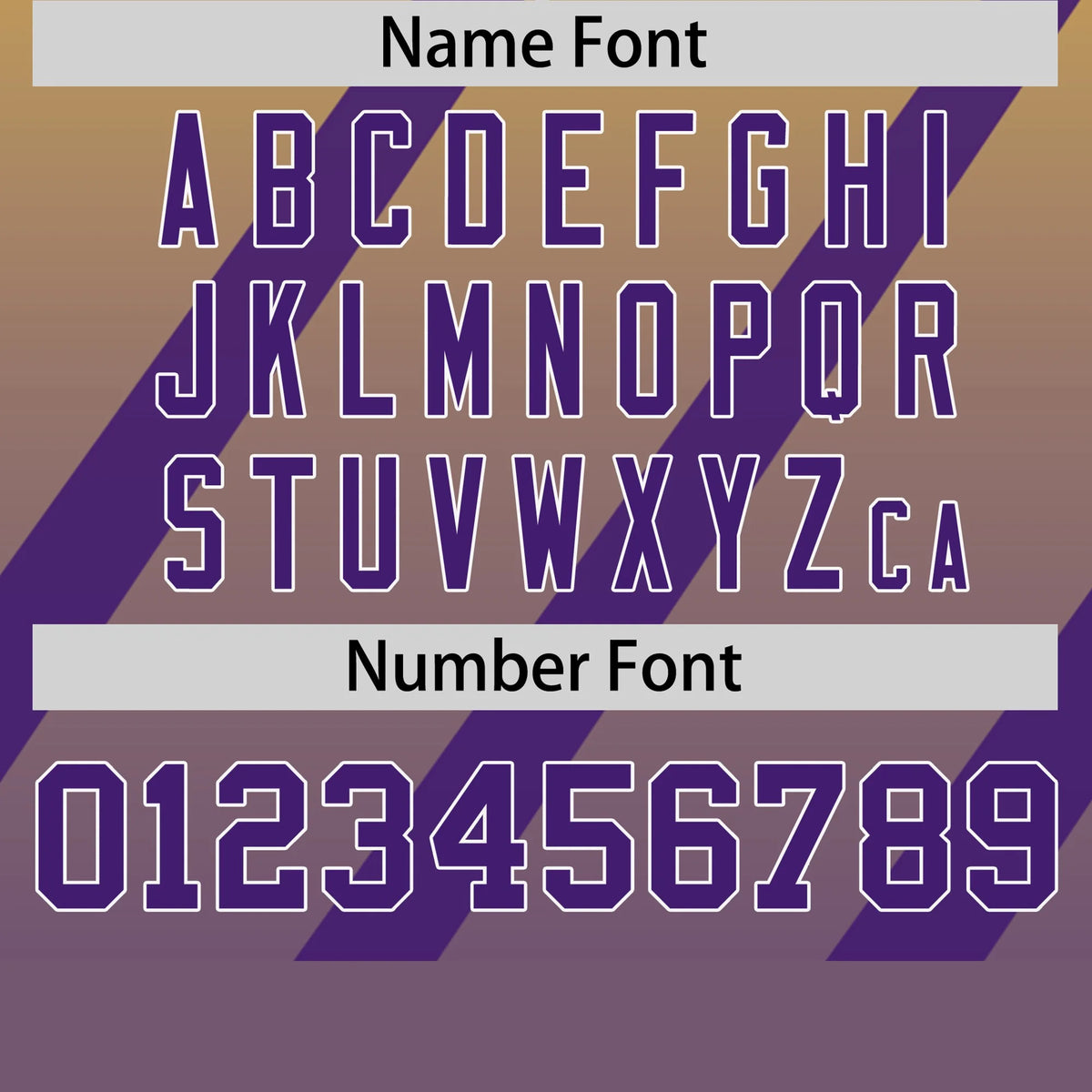 Custom Gold01-Purple Gradient Fashion Diagonal Stripe Performance T-Shirt