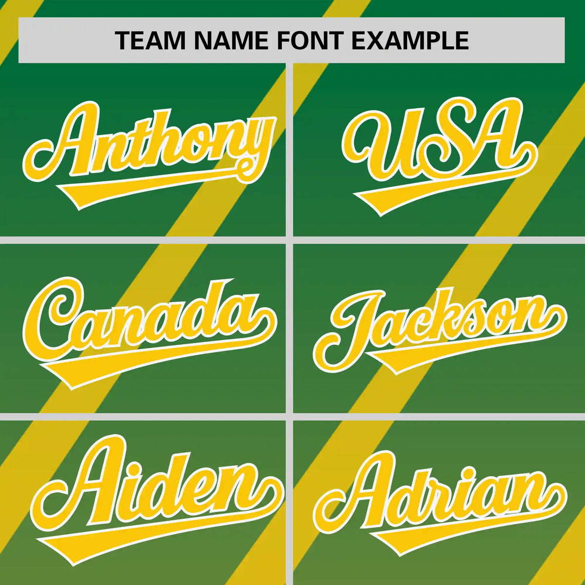 Custom Kelly Green-Gold01 Gradient Fashion Diagonal Stripe Performance T-Shirt