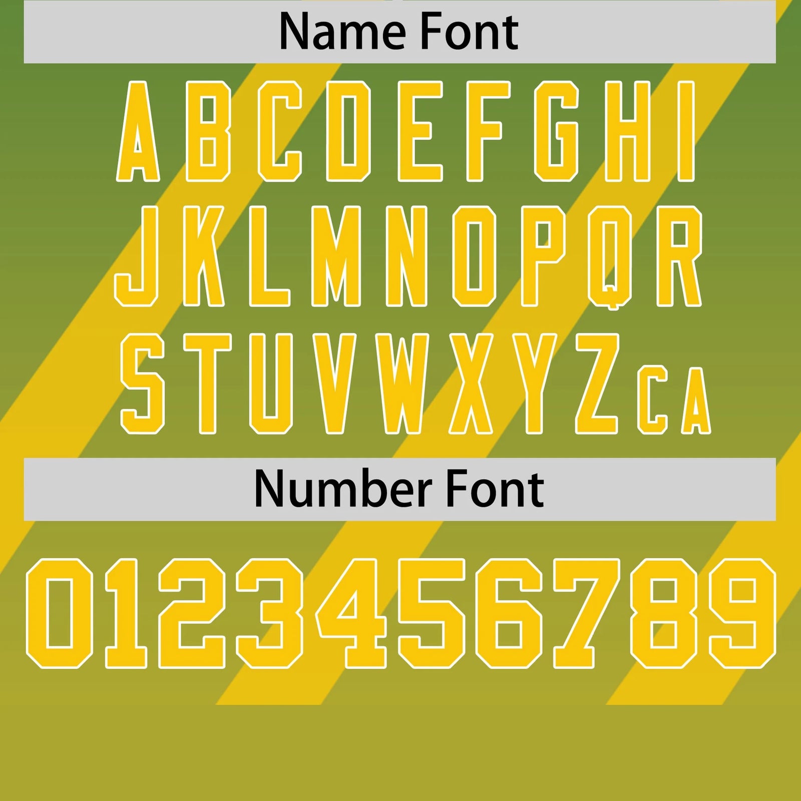 Custom Kelly Green-Gold01 Gradient Fashion Diagonal Stripe Performance T-Shirt