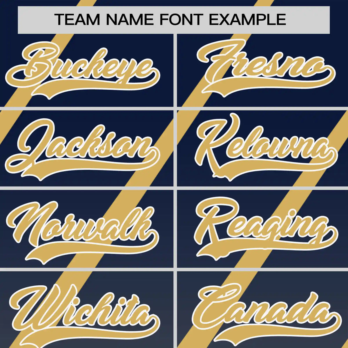 Custom Navy-Old Gold Gradient Fashion Diagonal Stripe Performance T-Shirt