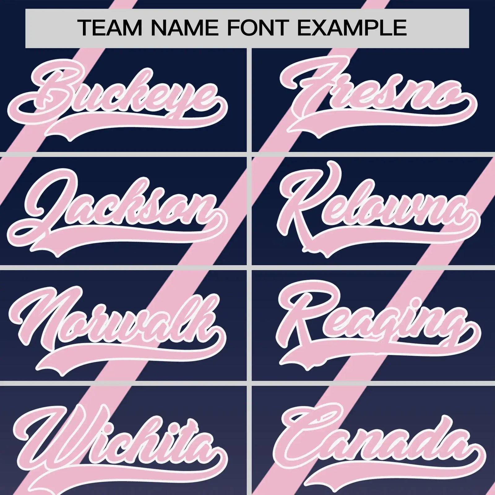 Custom Navy-Light Pink Gradient Fashion Diagonal Stripe Performance T-Shirt