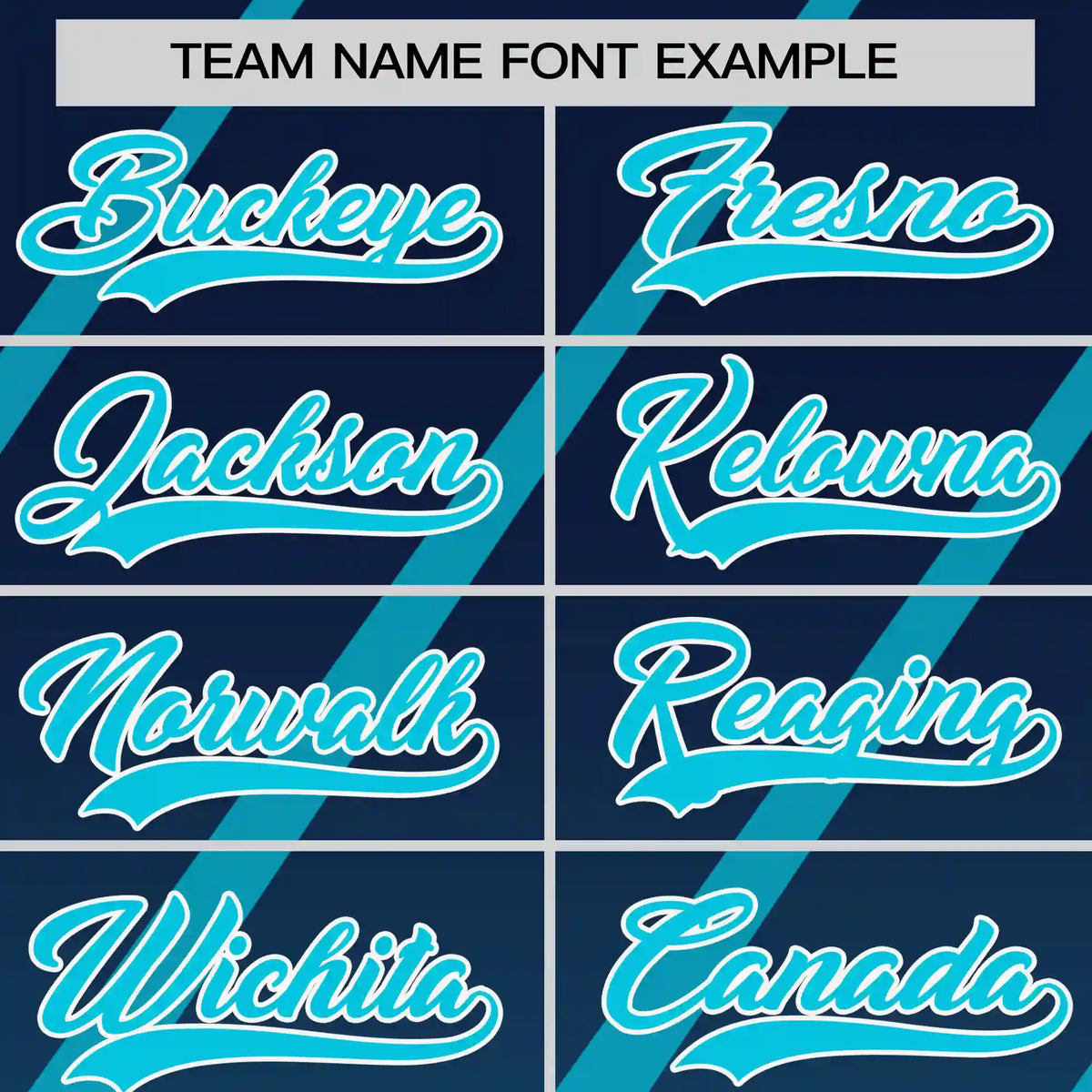 Custom Navy-Sky Blue Gradient Fashion Diagonal Stripe Performance T-Shirt