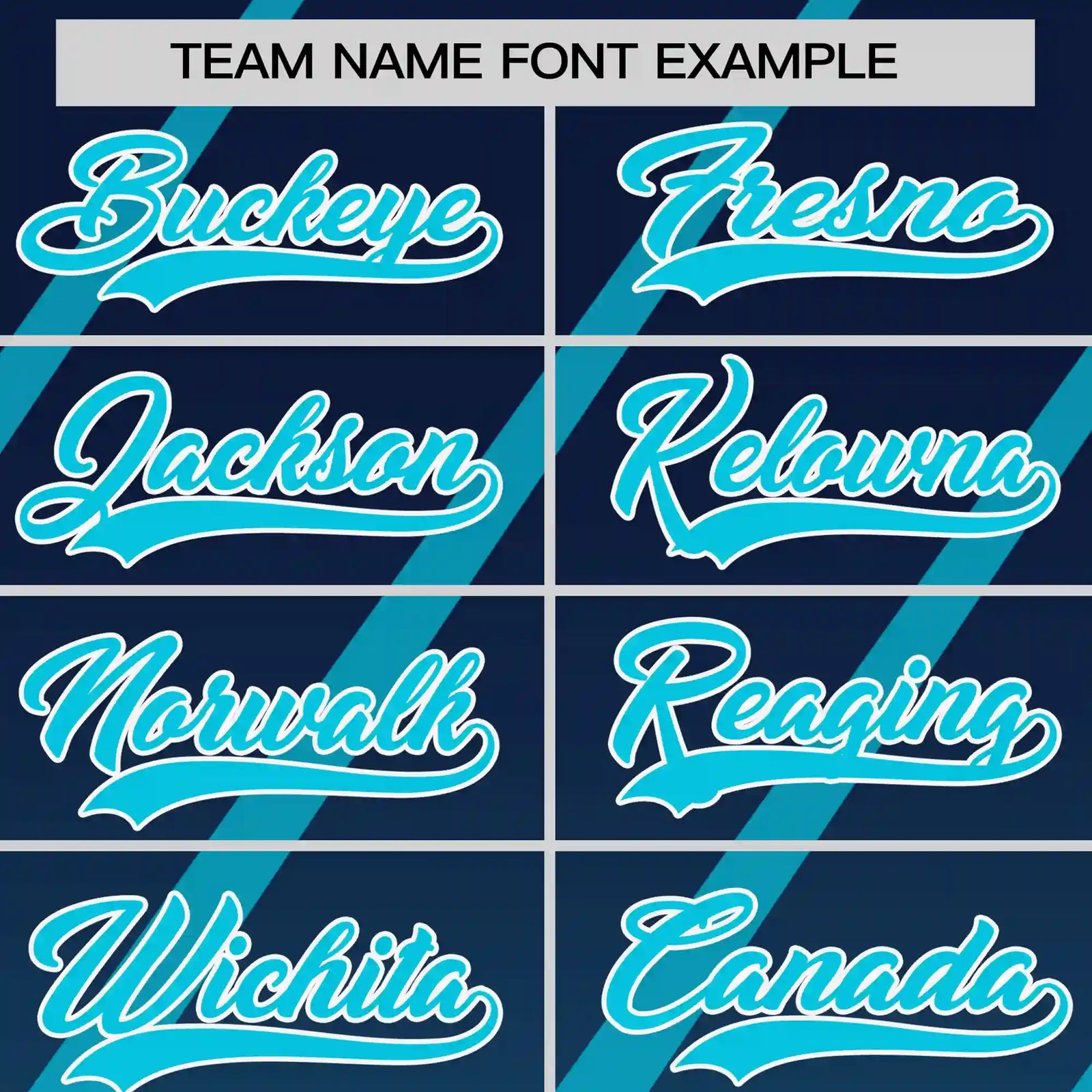 Custom Navy-Sky Blue Gradient Fashion Diagonal Stripe Performance T-Shirt