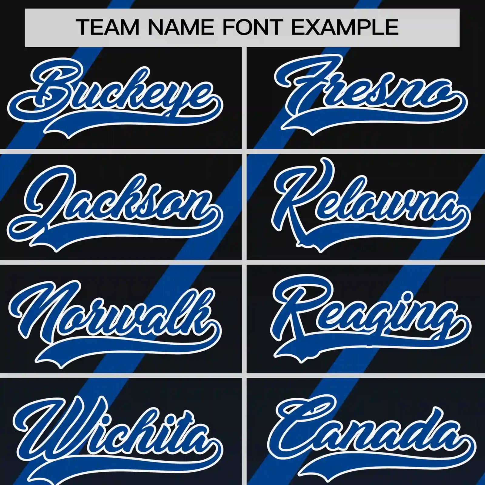 Custom Black-Royal Blue Gradient Fashion Diagonal Stripe Performance T-Shirt