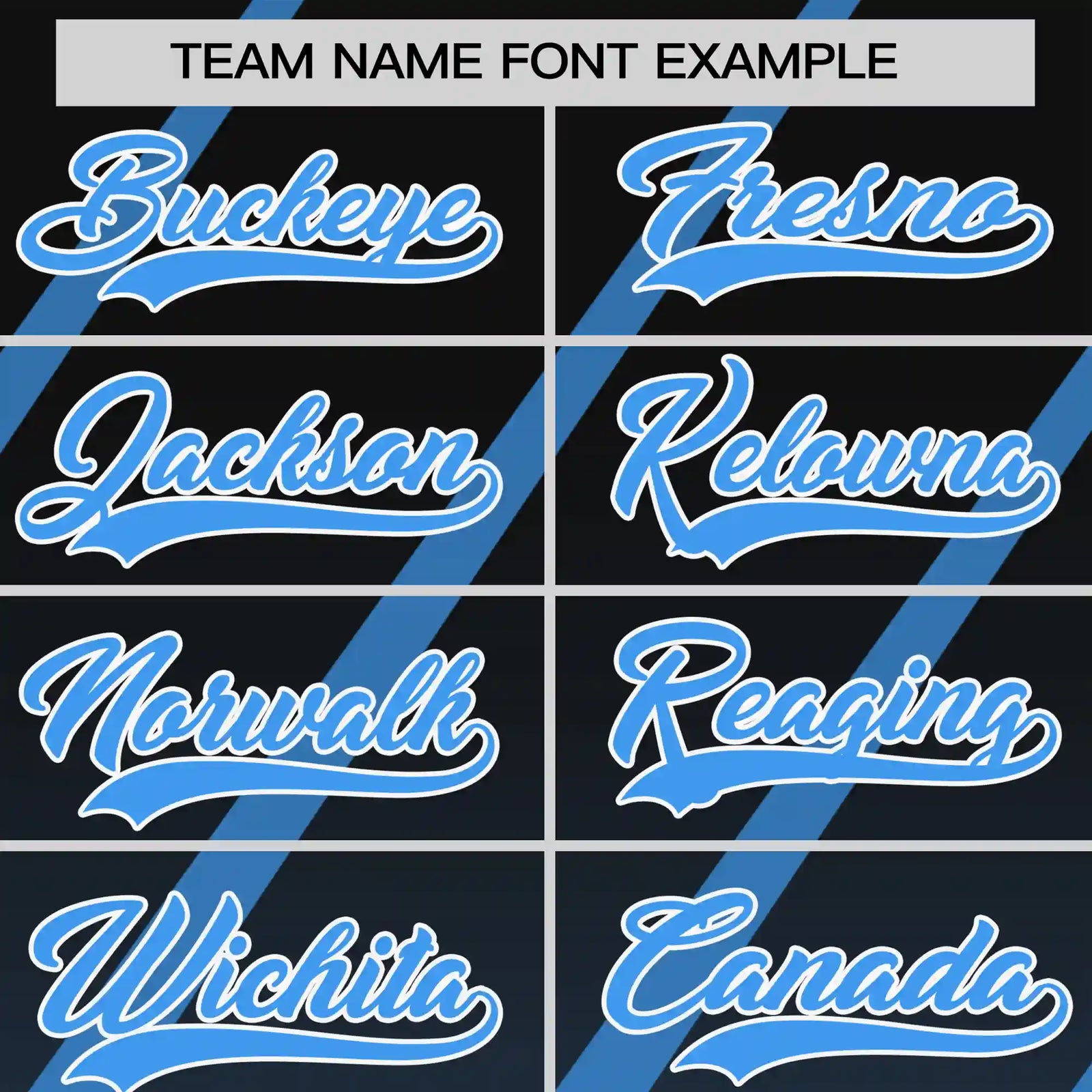 Custom Black-Powder Blue Gradient Fashion Diagonal Stripe Performance T-Shirt