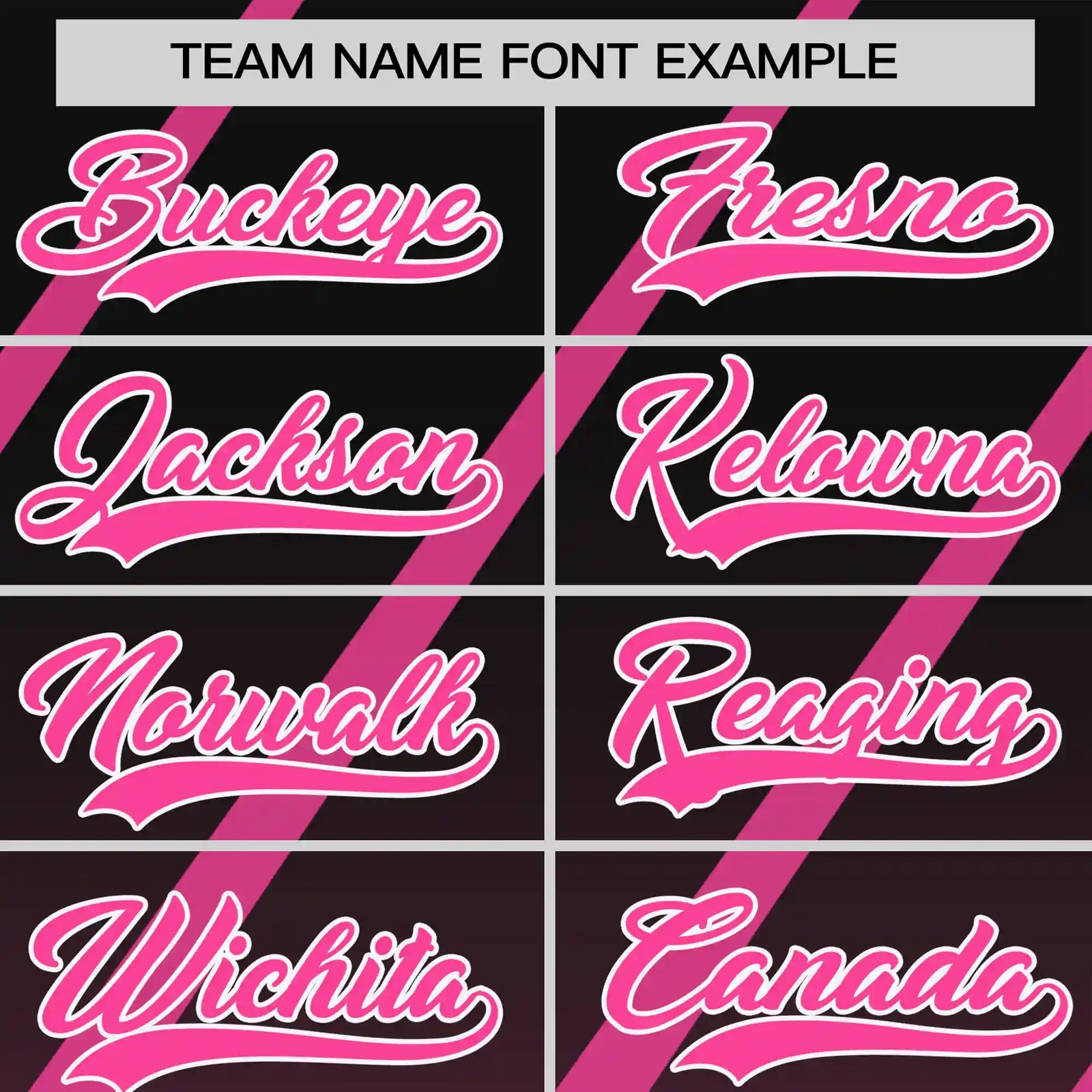 Custom Black-Pink Gradient Fashion Diagonal Stripe Performance T-Shirt