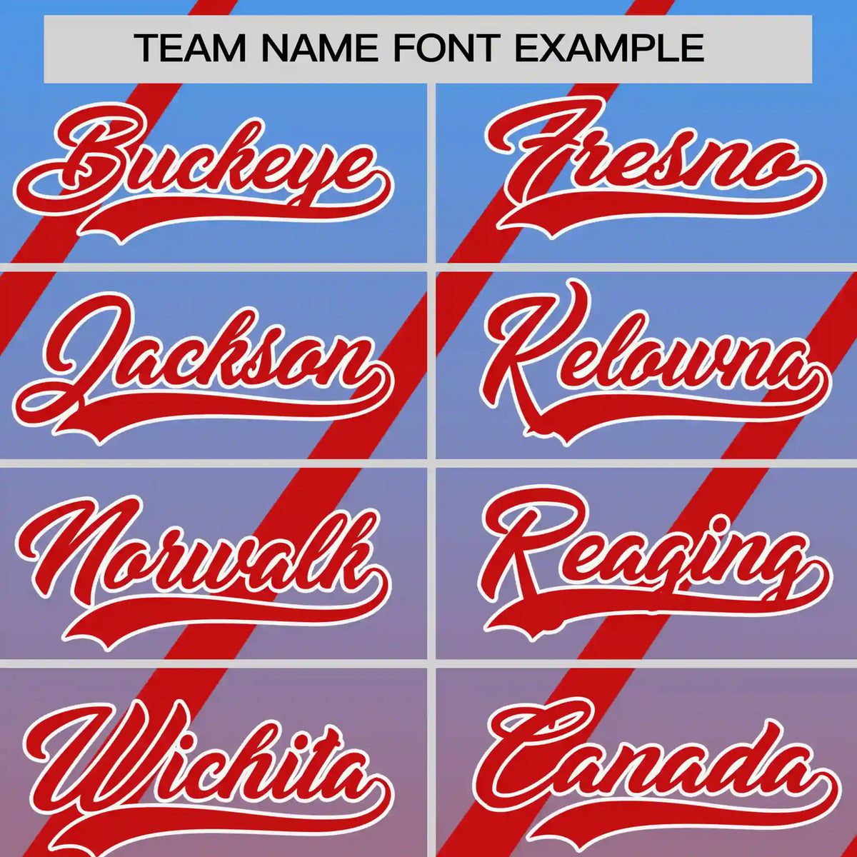 Custom Powder Blue-Red Gradient Fashion Diagonal Stripe Performance T-Shirt
