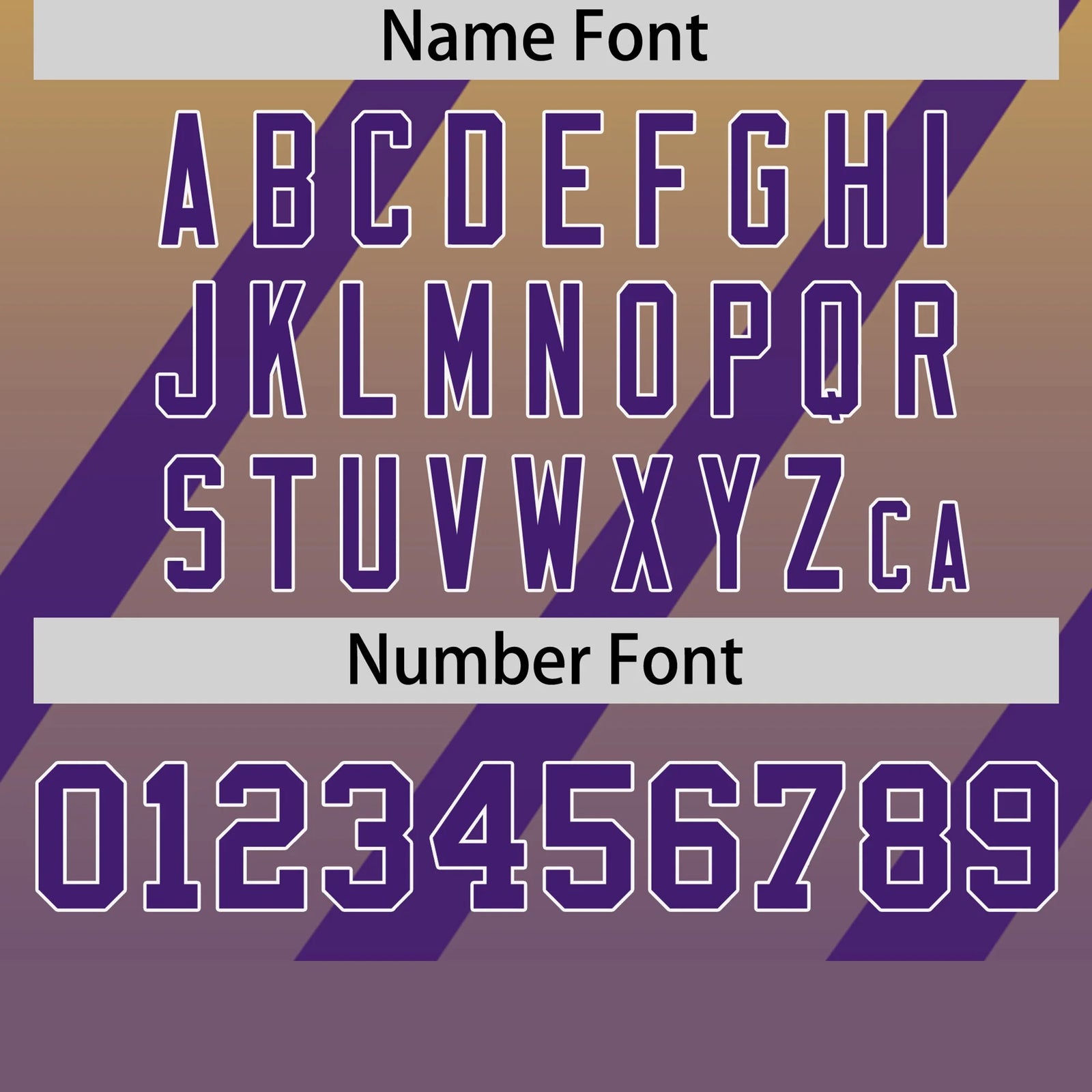 Custom Gold01-Purple Gradient Fashion Diagonal Stripe Performance T-Shirt