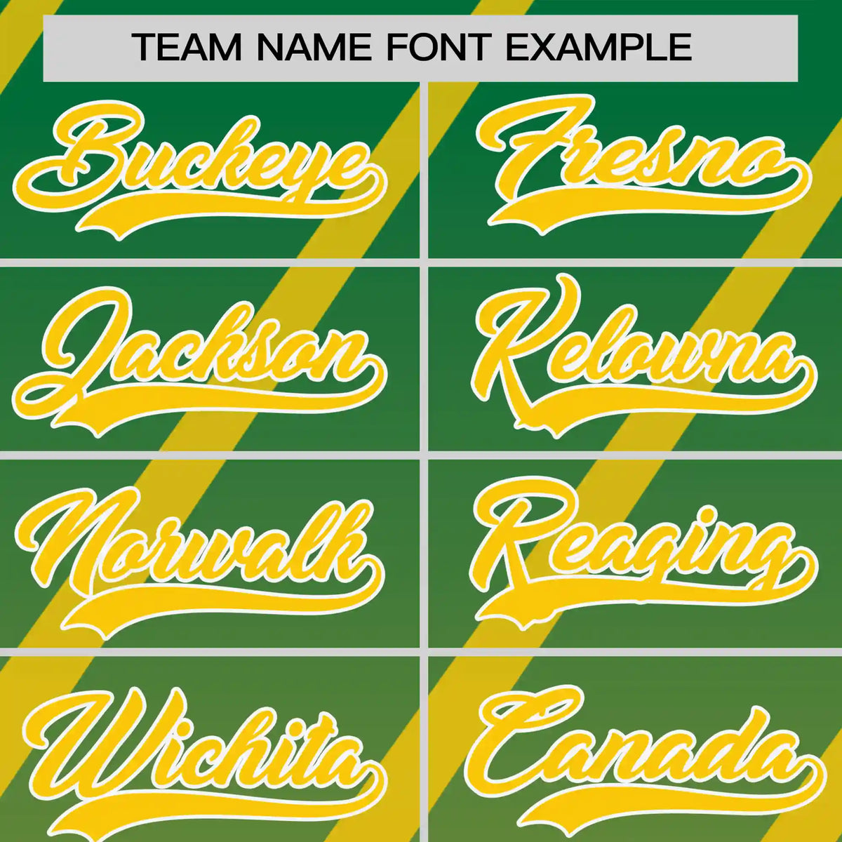 Custom Kelly Green-Gold01 Gradient Fashion Diagonal Stripe Performance T-Shirt