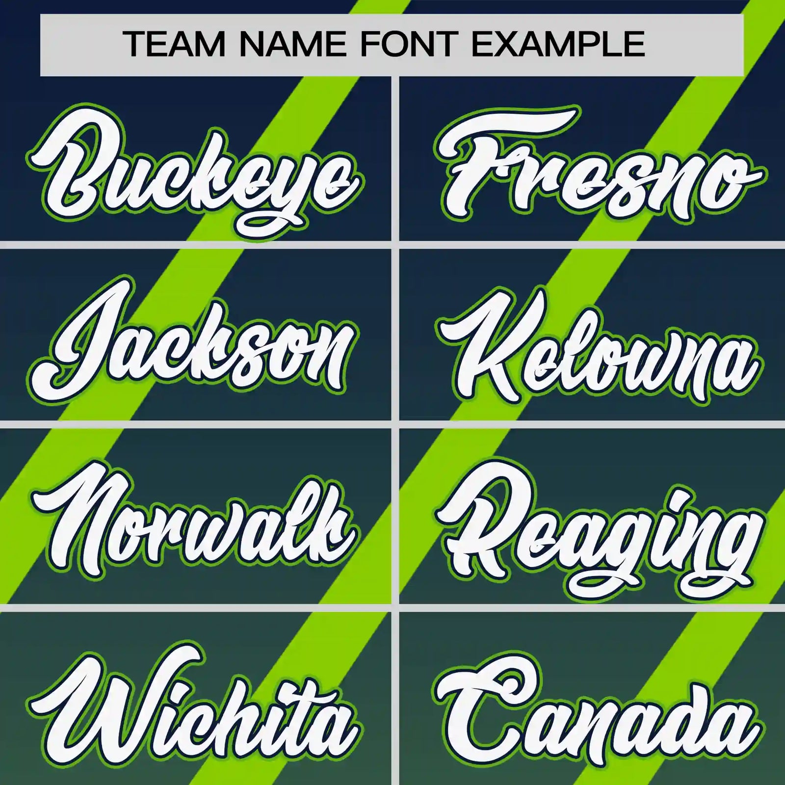 Custom Navy-Neon Green Gradient Fashion Diagonal Stripe Performance T-Shirt