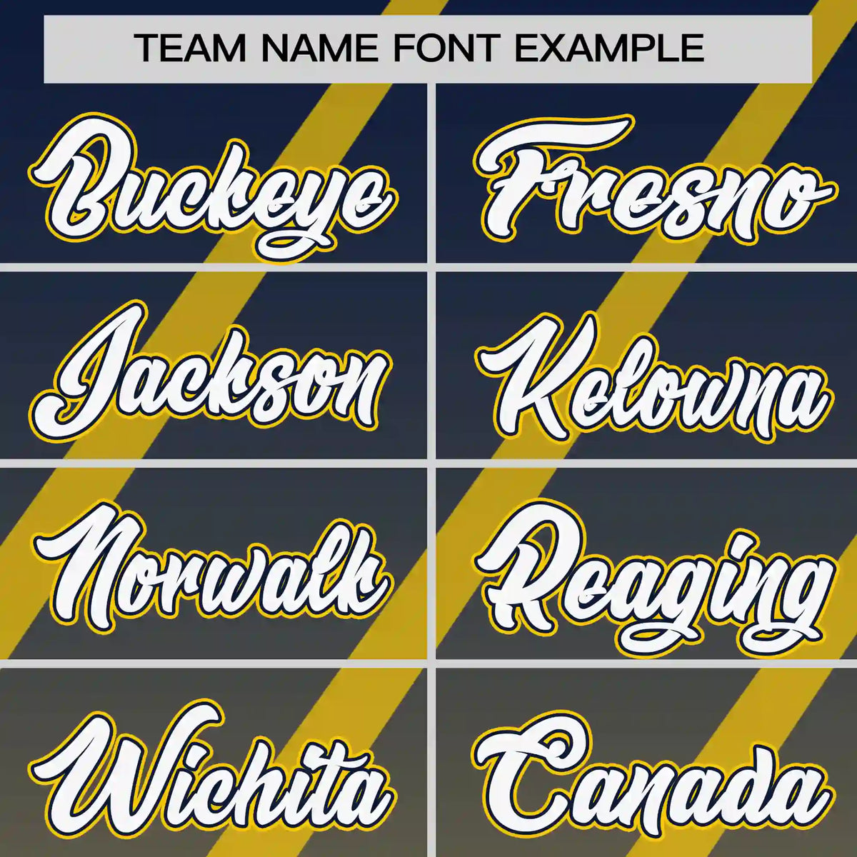 Custom Navy-Gold01 Gradient Fashion Diagonal Stripe Performance T-Shirt