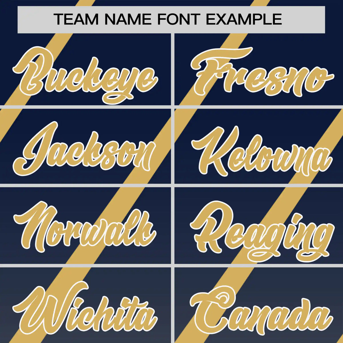 Custom Navy-Old Gold Gradient Fashion Diagonal Stripe Performance T-Shirt