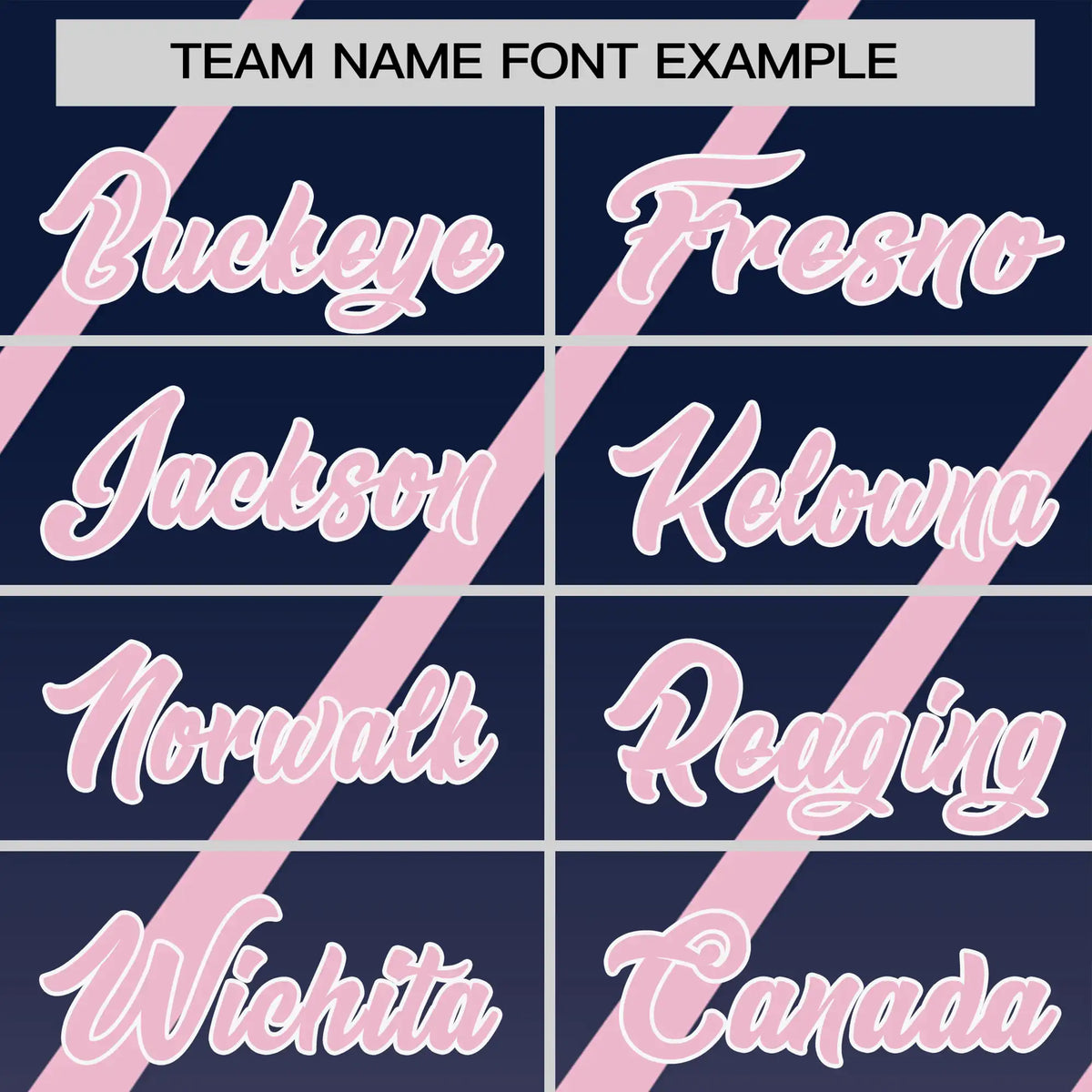 Custom Navy-Light Pink Gradient Fashion Diagonal Stripe Performance T-Shirt