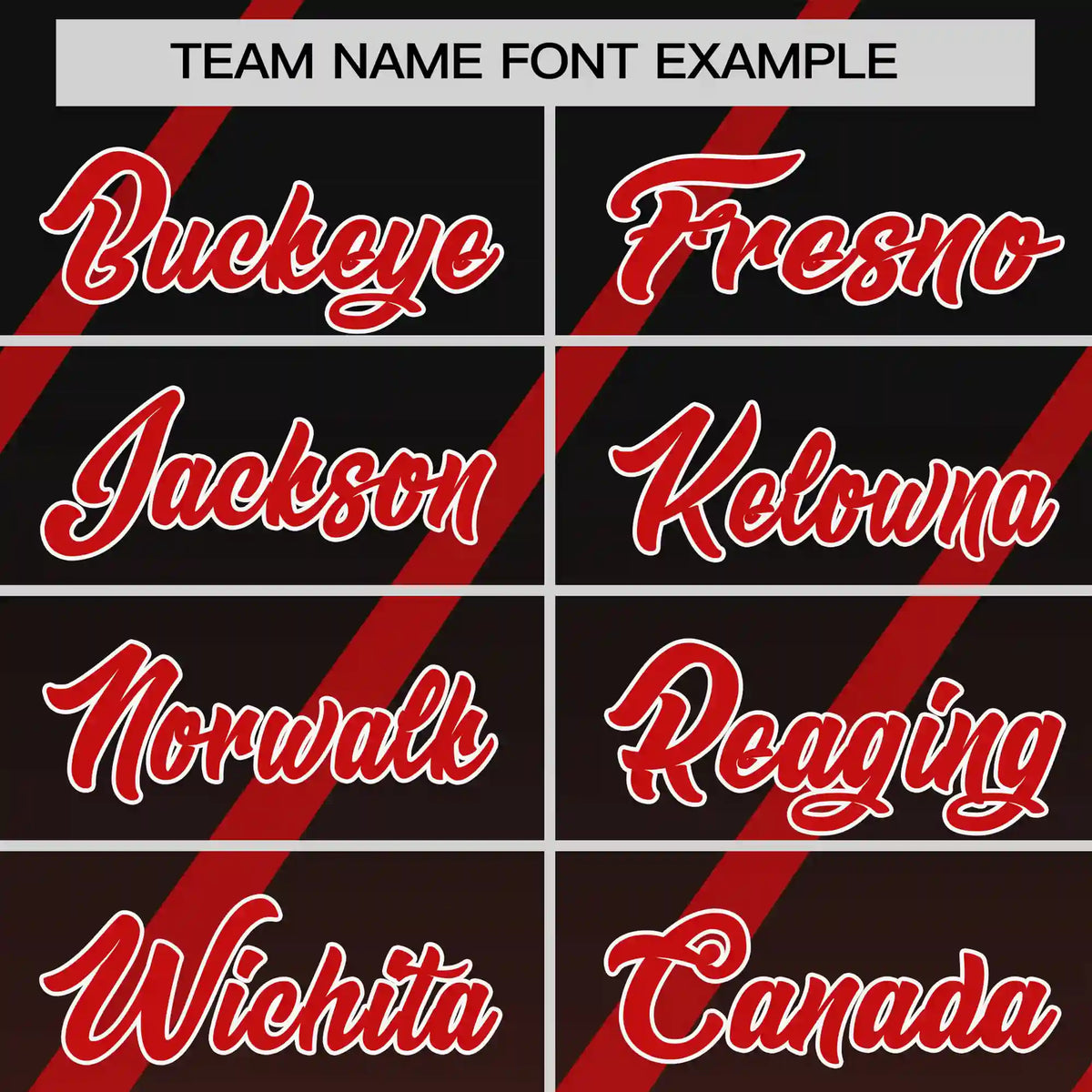 Custom Black-Red Gradient Fashion Diagonal Stripe Performance T-Shirt