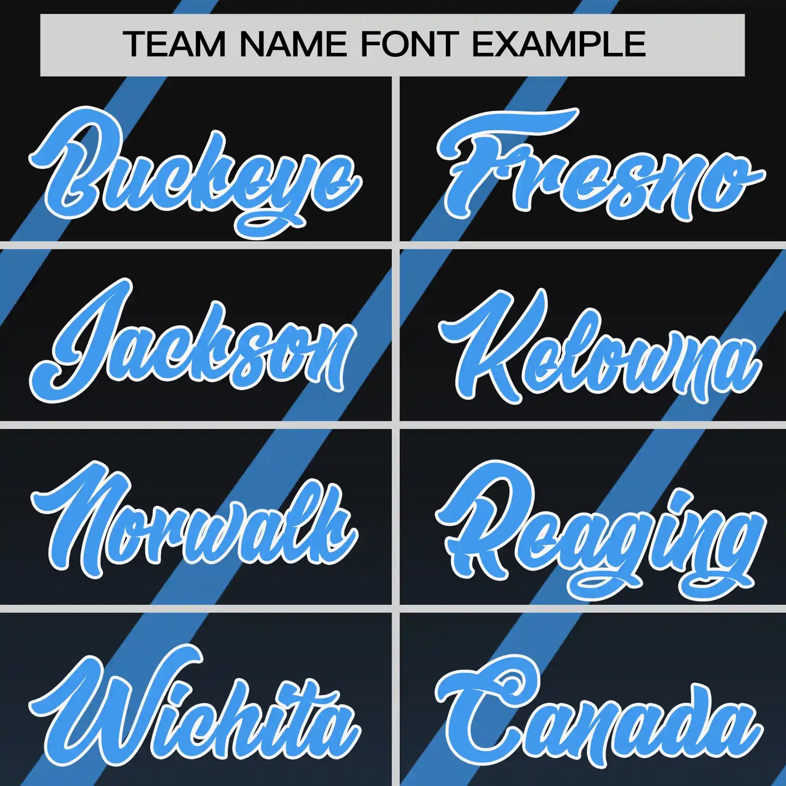 Custom Black-Powder Blue Gradient Fashion Diagonal Stripe Performance T-Shirt