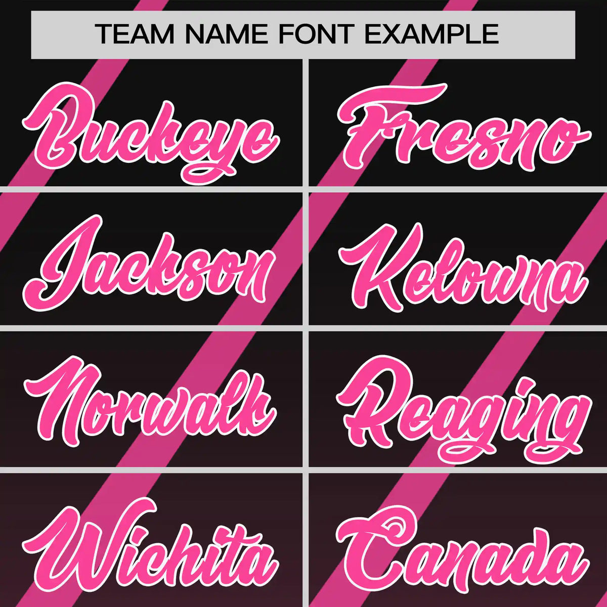 Custom Black-Pink Gradient Fashion Diagonal Stripe Performance T-Shirt