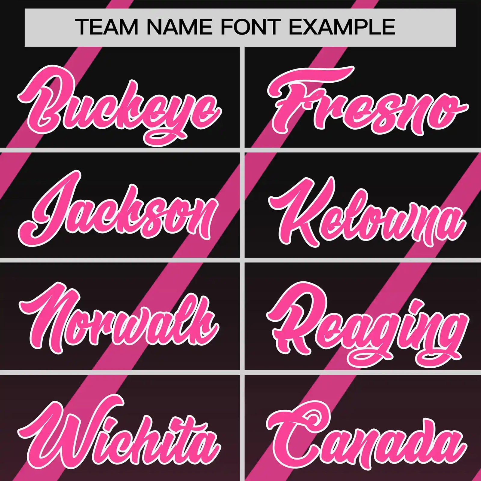 Custom Black-Pink Gradient Fashion Diagonal Stripe Performance T-Shirt