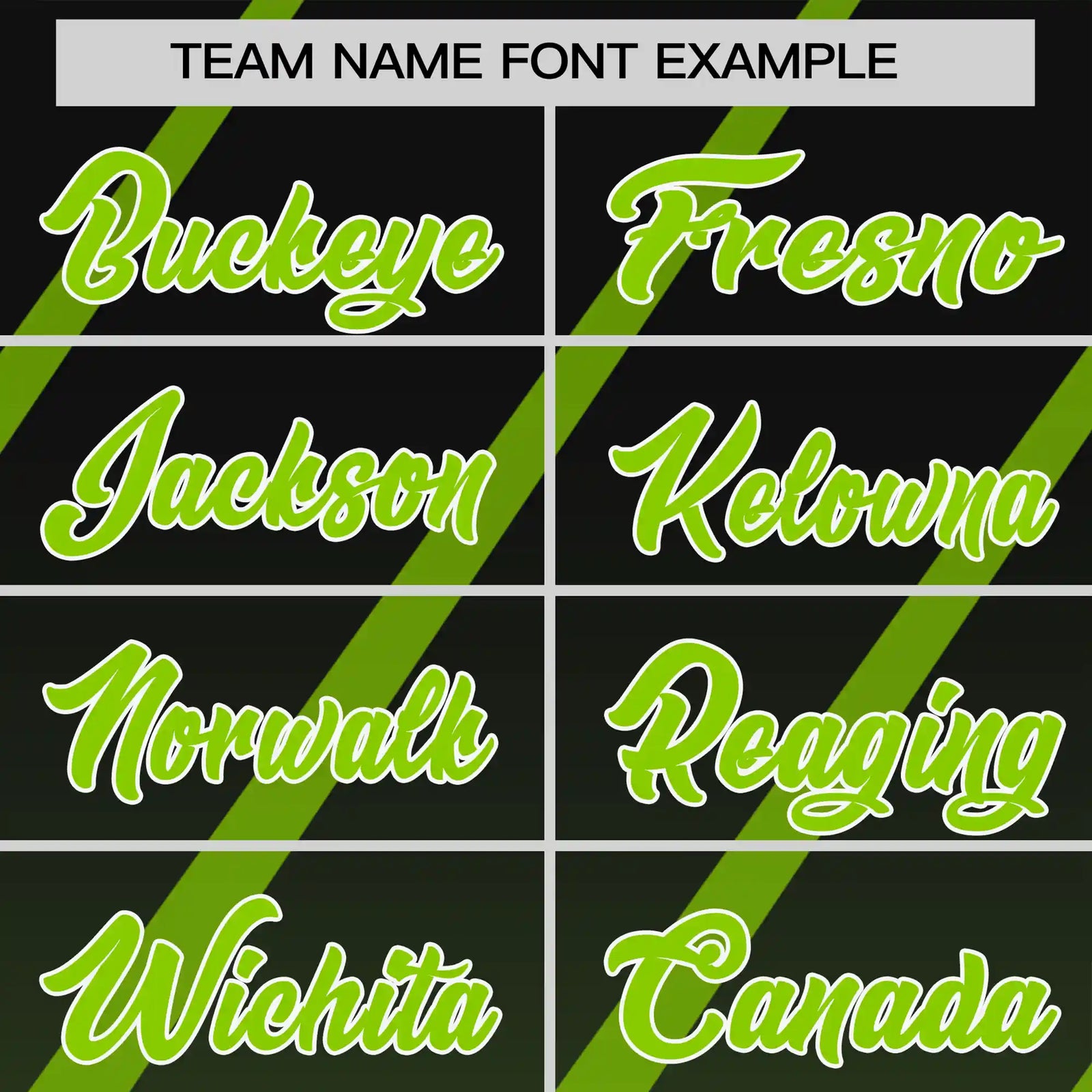 Custom Black-Neon Green Gradient Fashion Diagonal Stripe Performance T-Shirt