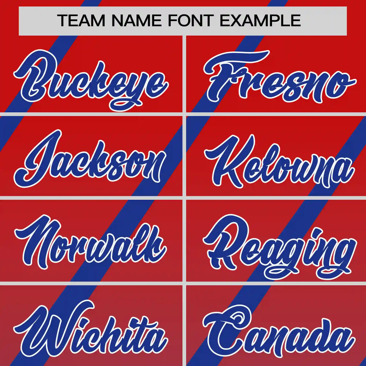 Custom Red-Royal Blue Gradient Fashion Diagonal Stripe Performance T-Shirt