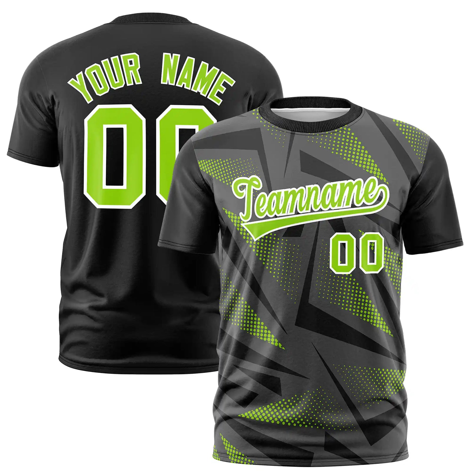 Custom Black Graffiti Pattern Design Performance T-Shirt