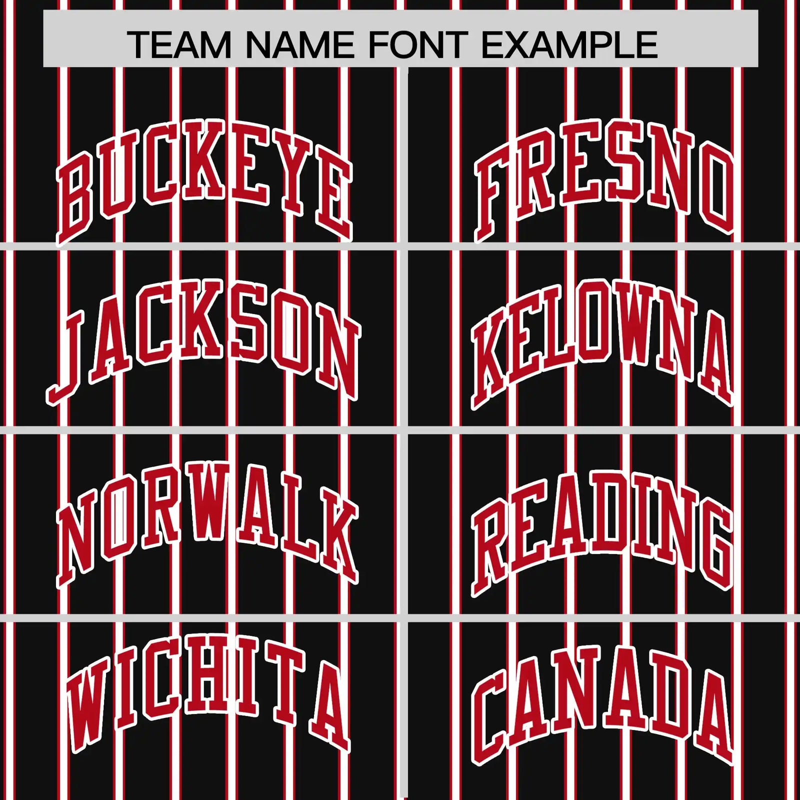 Custom Black White-Red Pinstripe Pattern Design Performance T-Shirt