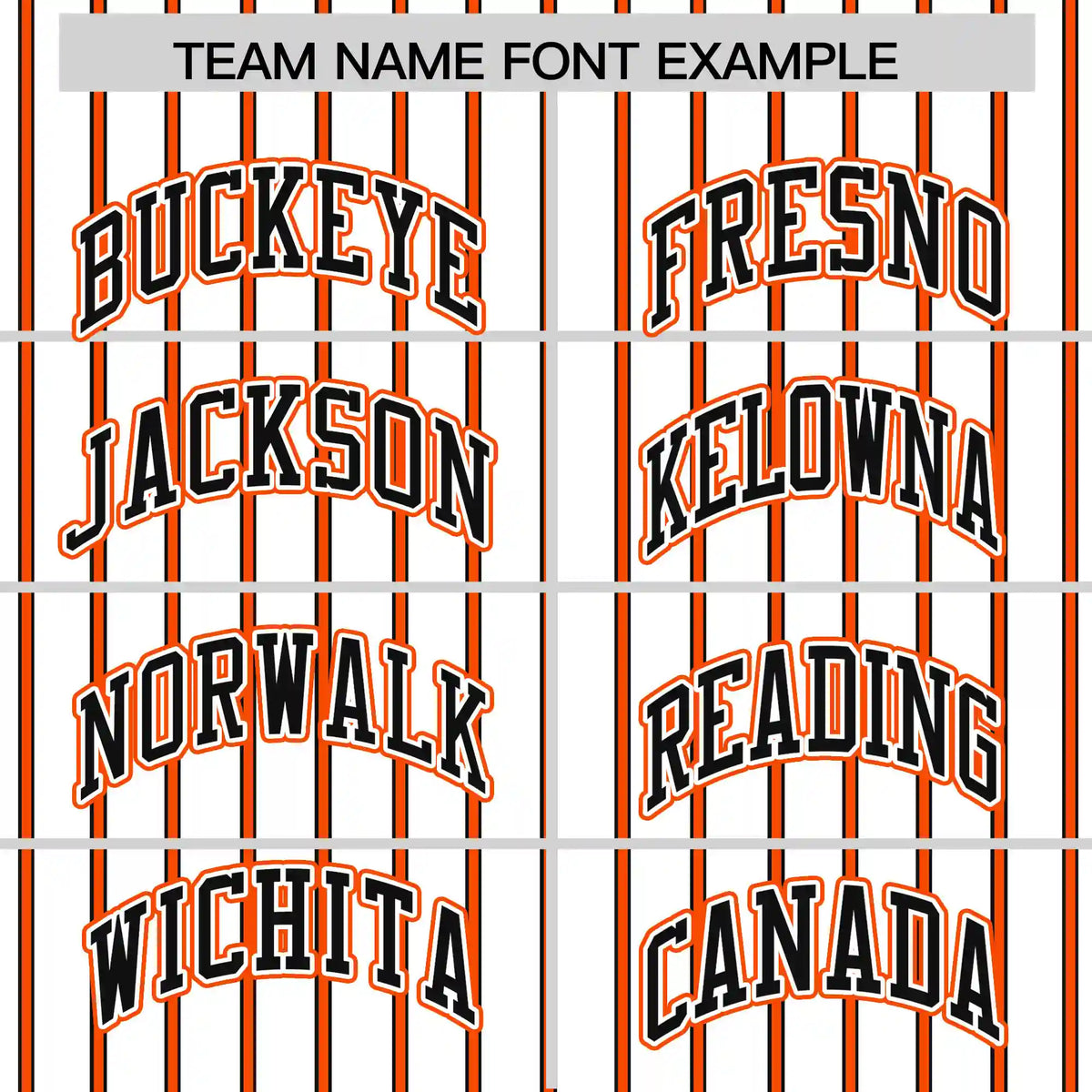 Custom White Black-Orange Pinstripe Pattern Design Performance T-Shirt