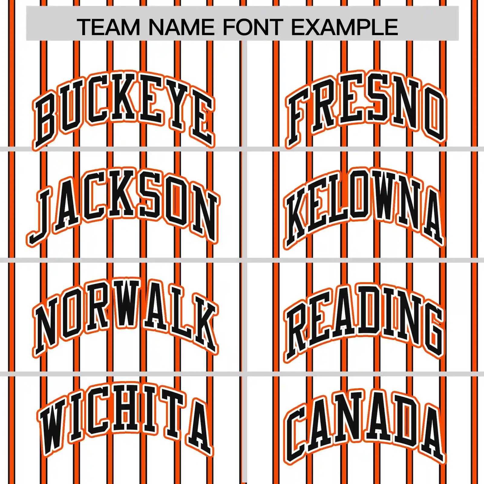 Custom White Black-Orange Pinstripe Pattern Design Performance T-Shirt